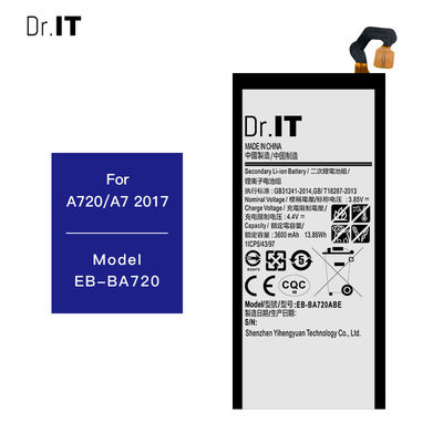 Li Ion Polymer replace Samsung Phone Batteries A720 3600mAh 3.85V