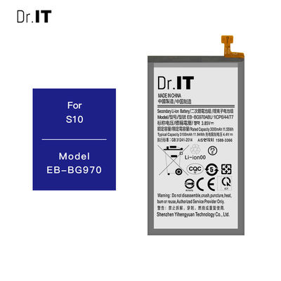 Low Internal Resistance Samsung Phone Batteries S10 EB BG970 3000mAh